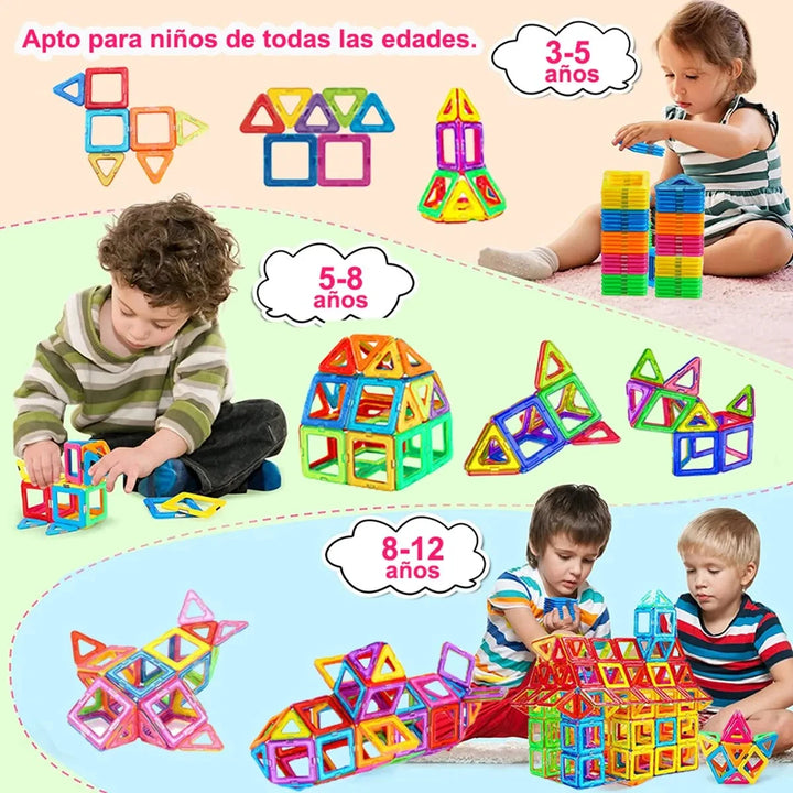 JUEGO CONSTRUCTOR MAGNÉTICO 84 PCS